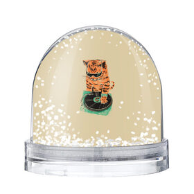 Снежный шар с принтом Cat DJ , Пластик | Изображение внутри шара печатается на глянцевой фотобумаге с двух сторон | art | cat | dj | goer | musician | party | pop | singer | арт | буп | диджей | кот | кошка | музыкант | певец | поп | тусовщик