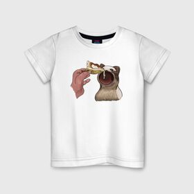 Детская футболка хлопок с принтом Pop Cat , 100% хлопок | круглый вырез горловины, полуприлегающий силуэт, длина до линии бедер | art | cat | dj | eat | feed | goer | musician | party | pop | singer | арт | буп | диджей | кот | кошка | музыкант | певец | поп | тусовщик