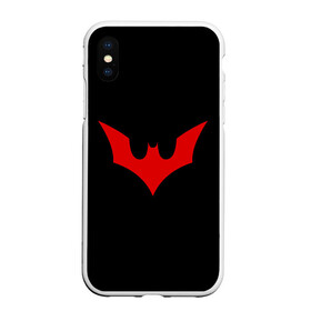 Чехол для iPhone XS Max матовый с принтом Batman Beyond , Силикон | Область печати: задняя сторона чехла, без боковых панелей | arturcherkasov1995 | batman | vsemayki