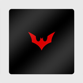 Магнит виниловый Квадрат с принтом Batman Beyond , полимерный материал с магнитным слоем | размер 9*9 см, закругленные углы | arturcherkasov1995 | batman | vsemayki
