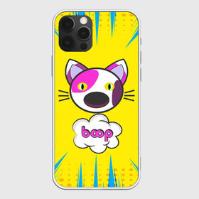 Чехол для iPhone 12 Pro Max с принтом PoP CaT BooP , Силикон |  | Тематика изображения на принте: boom | meme | pop art | popping | бум | буп кот | котик | мем | поп арт | ретро | стиль