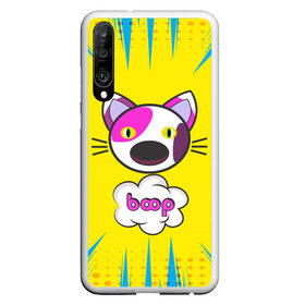 Чехол для Honor P30 с принтом PoP CaT BooP , Силикон | Область печати: задняя сторона чехла, без боковых панелей | Тематика изображения на принте: boom | meme | pop art | popping | бум | буп кот | котик | мем | поп арт | ретро | стиль