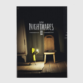 Постер с принтом Little Nightmares 2 , 100% бумага
 | бумага, плотность 150 мг. Матовая, но за счет высокого коэффициента гладкости имеет небольшой блеск и дает на свету блики, но в отличии от глянцевой бумаги не покрыта лаком | little nightmares | nightmares | игры | литл найтмейрс | моно | учительница