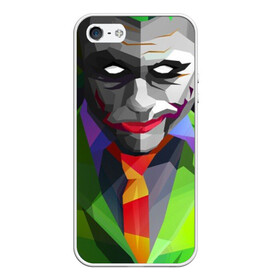 Чехол для iPhone 5/5S матовый с принтом Джокер , Силикон | Область печати: задняя сторона чехла, без боковых панелей | джокер
картинка шутник
бэтмен