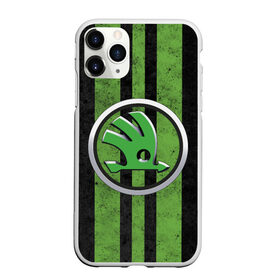 Чехол для iPhone 11 Pro Max матовый с принтом Skoda Green Logo (Z) , Силикон |  | octavia | rapid | rs | skoda | superb | vag | volkswagen | vrs | vw | yeti | авто | автомобиль | ам | ваг | вагавод | ети | карбон | машина | октавия | рапид | суперб | шкода | шкодавод