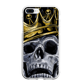 Чехол для iPhone 7Plus/8 Plus матовый с принтом Король скелетов , Силикон | Область печати: задняя сторона чехла, без боковых панелей | 