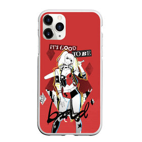 Чехол для iPhone 11 Pro Max матовый с принтом HARLEY Its good to be BAD! , Силикон |  | dc | dc comics | harleen | harley | harley quinn | superhero | warner | диси | комиксы | супергерой | харли квинн | харли куинн | харлин