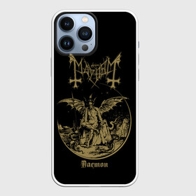 Чехол для iPhone 13 Pro Max с принтом MAYHEM ,  |  | Тематика изображения на принте: black | dark | demon | hard | hardcore | mayhem | metal | music | norway | punk | rock | альбом | блэк | демон | майхем | метал | музыка | норвегия | панк | рок | черный