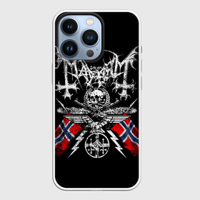 Чехол для iPhone 13 Pro с принтом MAYHEM ,  |  | black metal | mayhem | блэк метал | группа | мейхем | метал | рок