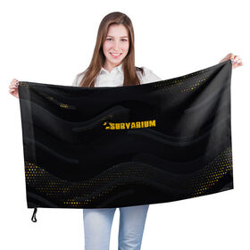 Флаг 3D с принтом SURVARIUM | STALKER , 100% полиэстер | плотность ткани — 95 г/м2, размер — 67 х 109 см. Принт наносится с одной стороны | stalker | survarium | tegunvteg | сталкер