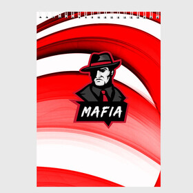 Скетчбук с принтом MAFIA GAME (S) , 100% бумага
 | 48 листов, плотность листов — 100 г/м2, плотность картонной обложки — 250 г/м2. Листы скреплены сверху удобной пружинной спиралью | definitive edition | hangar 13 | joe barbaro | mafia 2 | mafia ii | mafia ii: definitive edition | vito scaletta | вито скалетта | джо барбаро | мафия