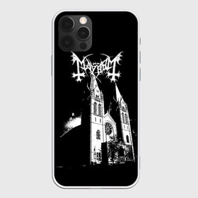 Чехол для iPhone 12 Pro Max с принтом Mayhem , Силикон |  | black | mayhem | metal | music | rock | skull | блэк | гитара | группа | метал | музыка | рок | череп | электрогитара