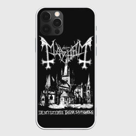 Чехол для iPhone 12 Pro Max с принтом Mayhem , Силикон |  | black | mayhem | metal | music | rock | skull | блэк | гитара | группа | метал | музыка | рок | череп | электрогитара