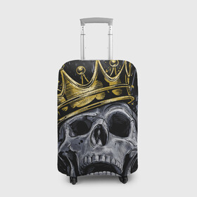 Чехол для чемодана 3D с принтом Король скелетов , 86% полиэфир, 14% спандекс | двустороннее нанесение принта, прорези для ручек и колес | классный | кофта | майка итд | модный | новый | футболка | яркий