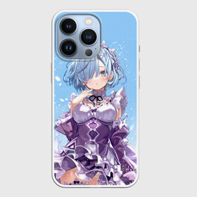 Чехол для iPhone 13 Pro с принтом Re:Zero, Рем ,  |  | re zero | re:zero | re:zero starting life in another world | re:zero жизнь с нуля в альтернативном мире | rem | аниме | жизнь с нуля в другом мире | манга | рем