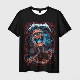 Мужская футболка 3D с принтом METALLICA , 100% полиэфир | прямой крой, круглый вырез горловины, длина до линии бедер | Тематика изображения на принте: band | hardcore | metall | music | punk | rock | skull | usa | батька | джеймс | кирк | ларс | металлика | метла | музыка | рок | сша | трухильо | ульрих | хэви метал | хэммет | хэтфилд | череп