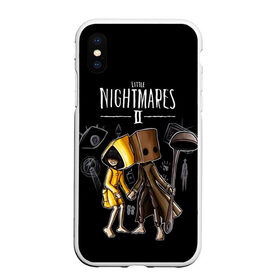 Чехол для iPhone XS Max матовый с принтом LITTLE NIGHTMARES 2 , Силикон | Область печати: задняя сторона чехла, без боковых панелей | Тематика изображения на принте: little nightmares | little nightmares 2 | six | игры | комиксы | шестая