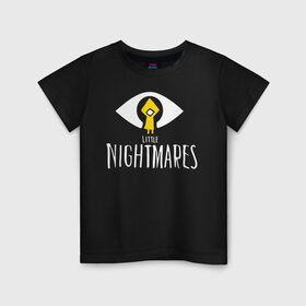 Детская футболка хлопок с принтом LITTLE NIGHTMARES , 100% хлопок | круглый вырез горловины, полуприлегающий силуэт, длина до линии бедер | little nightmares | little nightmares 2 | six | игры | комиксы | шестая
