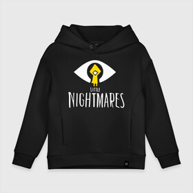 Детское худи Oversize хлопок с принтом LITTLE NIGHTMARES , френч-терри — 70% хлопок, 30% полиэстер. Мягкий теплый начес внутри —100% хлопок | боковые карманы, эластичные манжеты и нижняя кромка, капюшон на магнитной кнопке | little nightmares | little nightmares 2 | six | игры | комиксы | шестая