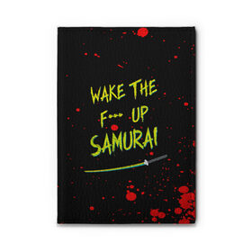 Обложка для автодокументов с принтом WAKE THE F*** UP SAMURAI , натуральная кожа |  размер 19,9*13 см; внутри 4 больших “конверта” для документов и один маленький отдел — туда идеально встанут права | cyberpunk 2077 | hacker | maelstrom | militech | quadra | samurai | sci fi | technology | trauma team | v | будущее | игра | иероглифы | киану ривз | кибер | киберпанк | киборг | киборги | корпорация | лого | милитек | панк | роботы | самурай | т