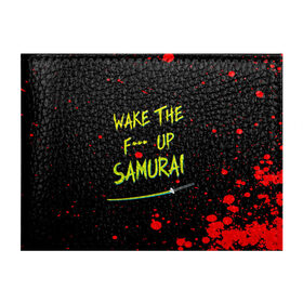 Обложка для студенческого билета с принтом WAKE THE F*** UP SAMURAI , натуральная кожа | Размер: 11*8 см; Печать на всей внешней стороне | cyberpunk 2077 | hacker | maelstrom | militech | quadra | samurai | sci fi | technology | trauma team | v | будущее | игра | иероглифы | киану ривз | кибер | киберпанк | киборг | киборги | корпорация | лого | милитек | панк | роботы | самурай | т