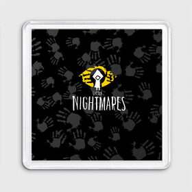 Магнит 55*55 с принтом Little Nightmares , Пластик | Размер: 65*65 мм; Размер печати: 55*55 мм | Тематика изображения на принте: bandai namco entertainment | little | little nightmares | nightmares | tarsier studios | маленькие | платформер