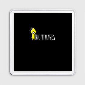 Магнит 55*55 с принтом Little Nightmares , Пластик | Размер: 65*65 мм; Размер печати: 55*55 мм | bandai namco entertainment | little | little nightmares | nightmares | tarsier studios | маленькие | платформер