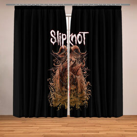 Фотошторы с принтом SLIPKNOT , Блэкаут (светозащита 90%) / Габардин (светозащита 40% | 2 полотна шириной по 145 см; Высота 200-300 см; Крепление: шторная лента (на крючки); | Тематика изображения на принте: art | band | corey | grunge | iowa | metal | music | punk | rock | slipknot | taylor | usa | группа | джои | кори | металл | мик | музыка | панк | петля | рок | сид | слипнот | тэйлор | шон