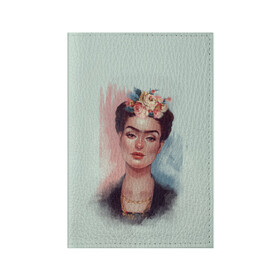 Обложка для паспорта матовая кожа с принтом Frida , натуральная матовая кожа | размер 19,3 х 13,7 см; прозрачные пластиковые крепления | Тематика изображения на принте: 8 march | 8 марта | cool girl | feminism | flower | frida | girl | kahlo | woman | в подарок | весна | девочкам | девочке | женские | женщинам | женщине | март | праздник | фем | феменизм | фрида кало | цветочки | цветы