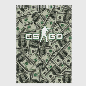 Скетчбук с принтом CS:GO - Franklin | Франклин , 100% бумага
 | 48 листов, плотность листов — 100 г/м2, плотность картонной обложки — 250 г/м2. Листы скреплены сверху удобной пружинной спиралью | beast | counter | cs | dollar | dollars | easy | ez | franklin | gg | ggwp | global | go | hyper | kill | money | offensive | one | shot | strike | деньги | доллар | доллары | контра | франклин