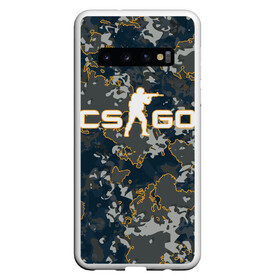 Чехол для Samsung Galaxy S10 с принтом CS:GO - Camo , Силикон | Область печати: задняя сторона чехла, без боковых панелей | Тематика изображения на принте: beast | camo | camouflage | counter | counter strike | cs | easy | ez | gg | ggwp | global | go | hyper | kill | offensive | one | shot | strike | зверь | камуфляж | скоростной