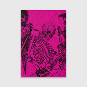 Обложка для паспорта матовая кожа с принтом Skeleton,zandieh , натуральная матовая кожа | размер 19,3 х 13,7 см; прозрачные пластиковые крепления | Тематика изображения на принте: bag | boock | boy | crazy | danger | flower | girl | lion | net | notepad | pencil | skeleton | skull | ticher