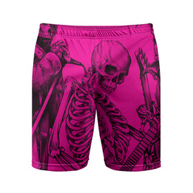 Мужские шорты спортивные с принтом Skeleton,zandieh ,  |  | Тематика изображения на принте: bag | boock | boy | crazy | danger | flower | girl | lion | net | notepad | pencil | skeleton | skull | ticher