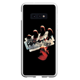 Чехол для Samsung S10E с принтом Judas Priest , Силикон | Область печати: задняя сторона чехла, без боковых панелей | black | deep | heep | judas | led | metal | music | priest | purple | rock | sabbath | skull | uriah | zeppelin | блэк | гитара | группа | иуда | метал | музыка | рок | священник | череп | электрогитара