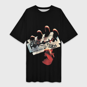 Платье-футболка 3D с принтом Judas Priest ,  |  | Тематика изображения на принте: black | deep | heep | judas | led | metal | music | priest | purple | rock | sabbath | skull | uriah | zeppelin | блэк | гитара | группа | иуда | метал | музыка | рок | священник | череп | электрогитара