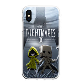 Чехол для iPhone XS Max матовый с принтом LITTLE NIGHTMARES 2 , Силикон | Область печати: задняя сторона чехла, без боковых панелей | Тематика изображения на принте: little nightmares | little nightmares 2 | six | игры | комиксы | шестая