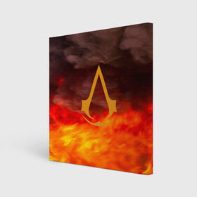 Холст квадратный с принтом Assassin’s Creed , 100% ПВХ |  | Тематика изображения на принте: creed | game | origins | syndicate | альтаир | ассасин