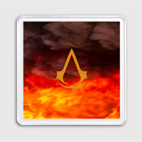 Магнит 55*55 с принтом Assassin’s Creed , Пластик | Размер: 65*65 мм; Размер печати: 55*55 мм | Тематика изображения на принте: creed | game | origins | syndicate | альтаир | ассасин