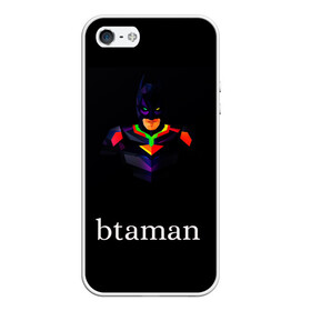 Чехол для iPhone 5/5S матовый с принтом Бэтмен (1) , Силикон | Область печати: задняя сторона чехла, без боковых панелей | бэтмен