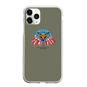 Чехол для iPhone 11 Pro матовый с принтом Орел , Силикон |  | американский орел
двуглавый орел | день независимости сша | огненный орел | орел | орел в броске