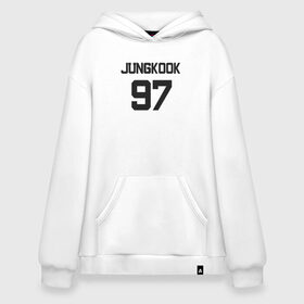 Худи SuperOversize хлопок с принтом BTS - Jungkook 97 , 70% хлопок, 30% полиэстер, мягкий начес внутри | карман-кенгуру, эластичная резинка на манжетах и по нижней кромке, двухслойный капюшон
 | boysband | bts | jungkook | jungkook 97 | k pop | korea | korean | music | бтс | джонгук | к поп | кей поп | корейская | корейский | корея | кпоп | музыка | чонгук