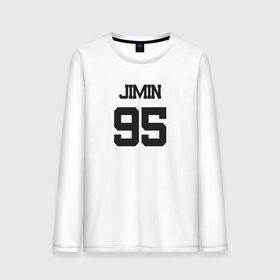 Мужской лонгслив хлопок с принтом BTS - Jimin 95 , 100% хлопок |  | boysband | bts | jimin | jimin 95 | k pop | korea | korean | music | бтс | джимин | к поп | кей поп | корейская | корейский | корея | кпоп | музыка | чимин | чимин 95