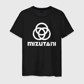 Мужская футболка хлопок с принтом MIZUTANI Cyberpunk 2077 , 100% хлопок | прямой крой, круглый вырез горловины, длина до линии бедер, слегка спущенное плечо. | cyberpunk 2077 | hacker | maelstrom | militech | quadra | samurai | sci fi | technology | trauma team | v | будущее | игра | иероглифы | киану ривз | кибер | киберпанк | киборг | киборги | корпорация | лого | милитек | панк | роботы | самурай | т