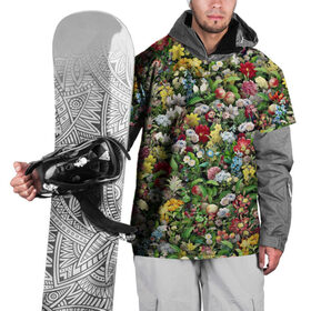 Накидка на куртку 3D с принтом Море цветов , 100% полиэстер |  | Тематика изображения на принте: 8 марта | букет | клумба | луг | паттерн | растения | розы | ромашки | цветок | цветочки | цветочный | цветы