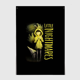 Постер с принтом Little Nightmares , 100% бумага
 | бумага, плотность 150 мг. Матовая, но за счет высокого коэффициента гладкости имеет небольшой блеск и дает на свету блики, но в отличии от глянцевой бумаги не покрыта лаком | little nightmares | little nightmares 2 | игра | литл нигмарес | литл нигмарес 2 | литл нигхтмарес | литл нигхтмарес 2 | ужас | хоррор