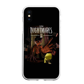 Чехол для iPhone XS Max матовый с принтом Little Nightmares 2 сторож , Силикон | Область печати: задняя сторона чехла, без боковых панелей | Тематика изображения на принте: little nightmares | little nightmares 2 | игра | литл нигмарес | литл нигмарес 2 | литл нигхтмарес | литл нигхтмарес 2 | сторож | ужас | хоррор