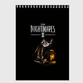 Скетчбук с принтом Little Nightmares 2 СТОРОЖ , 100% бумага
 | 48 листов, плотность листов — 100 г/м2, плотность картонной обложки — 250 г/м2. Листы скреплены сверху удобной пружинной спиралью | Тематика изображения на принте: little nightmares | little nightmares 2 | игра | литл нигмарес | литл нигмарес 2 | литл нигхтмарес | литл нигхтмарес 2 | сторож | ужас | хоррор