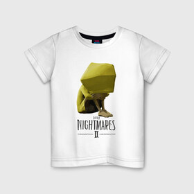 Детская футболка хлопок с принтом Little Nightmares , 100% хлопок | круглый вырез горловины, полуприлегающий силуэт, длина до линии бедер | little nightmares | игра | страшилка | страшная игра | ужас | хоррор