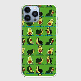 Чехол для iPhone 13 Pro Max с принтом Авокадо | Зарядка ,  |  | avocado | food | fruit | pattern | vegan | vegetarian | авокадо | веган | вегетарианство | еда | зарядка | зелёная | паттерн | правильное питание | спорт | физра | фрукт | фрукты