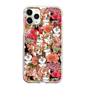 Чехол для iPhone 11 Pro матовый с принтом Корги & Цветы , Силикон |  | Тематика изображения на принте: глаза | животное | корги | королевский | красавчик | лапы | любовь | няшка | ошейник | пес | роза | розы | сердце | собака | собаки | счастье | уши | цветочки | цветы